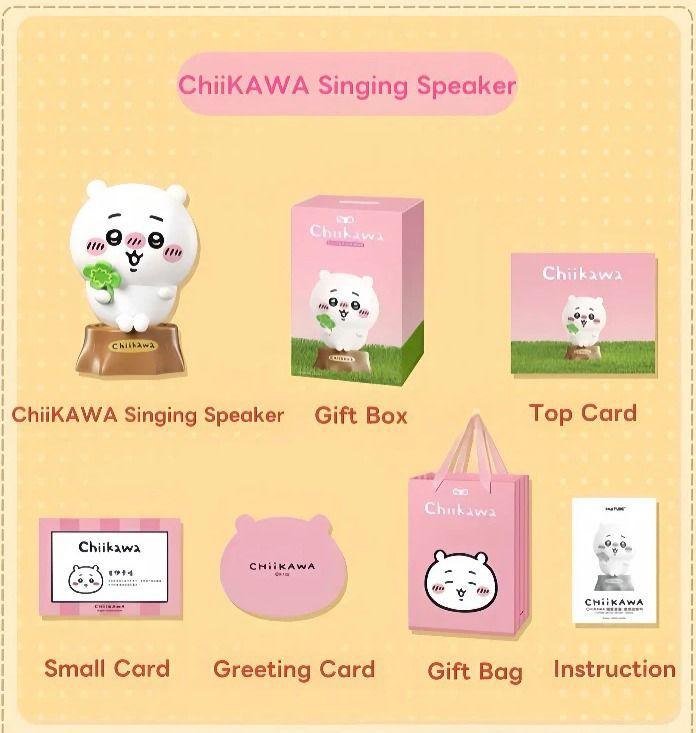 2025年12月30日截🌸MarTUBE x Chiikawa 💞💡超可愛唱歌藍牙喇叭🎵 | 預訂約5-6星期‼️留意貨期較長‼️