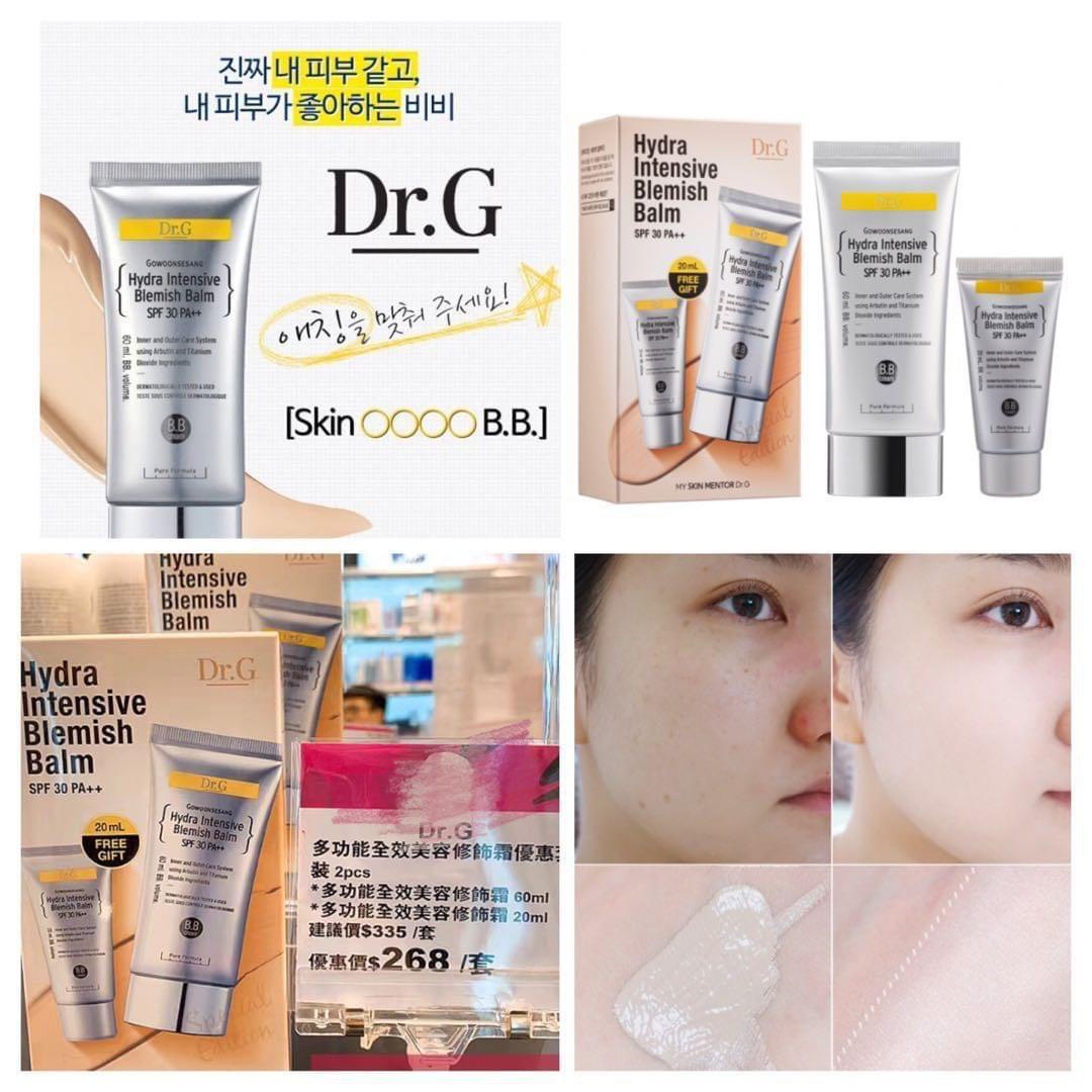 供應商現貨🌸🇰🇷韓國Dr.G 多功能全效美容修飾bb霜SPF30PA++套裝60ML+20ML | 預訂 逢星期一，三返倉執貨 其後約3-5個工作天寄出