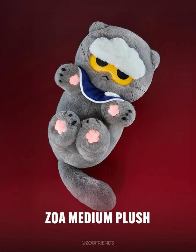 🟡ZO&Friends 第二激🔥🔥🔥🌸新品 權志龍GD ZO&FRIENDS - ZOA PLUSH KEYRING 貓貓-毛公仔 | 預訂約2月初至中