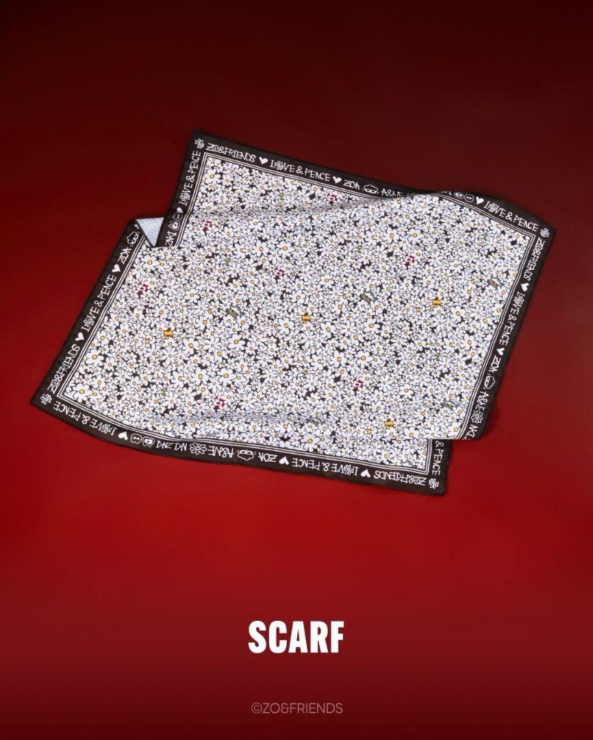 售完即止🌸🟡ZO&Friends 第四激🔥🔥🔥 新品 權志龍GD 聯名ZOAFRIENDS ZOA周邊-方巾 | 預訂約2月初至中