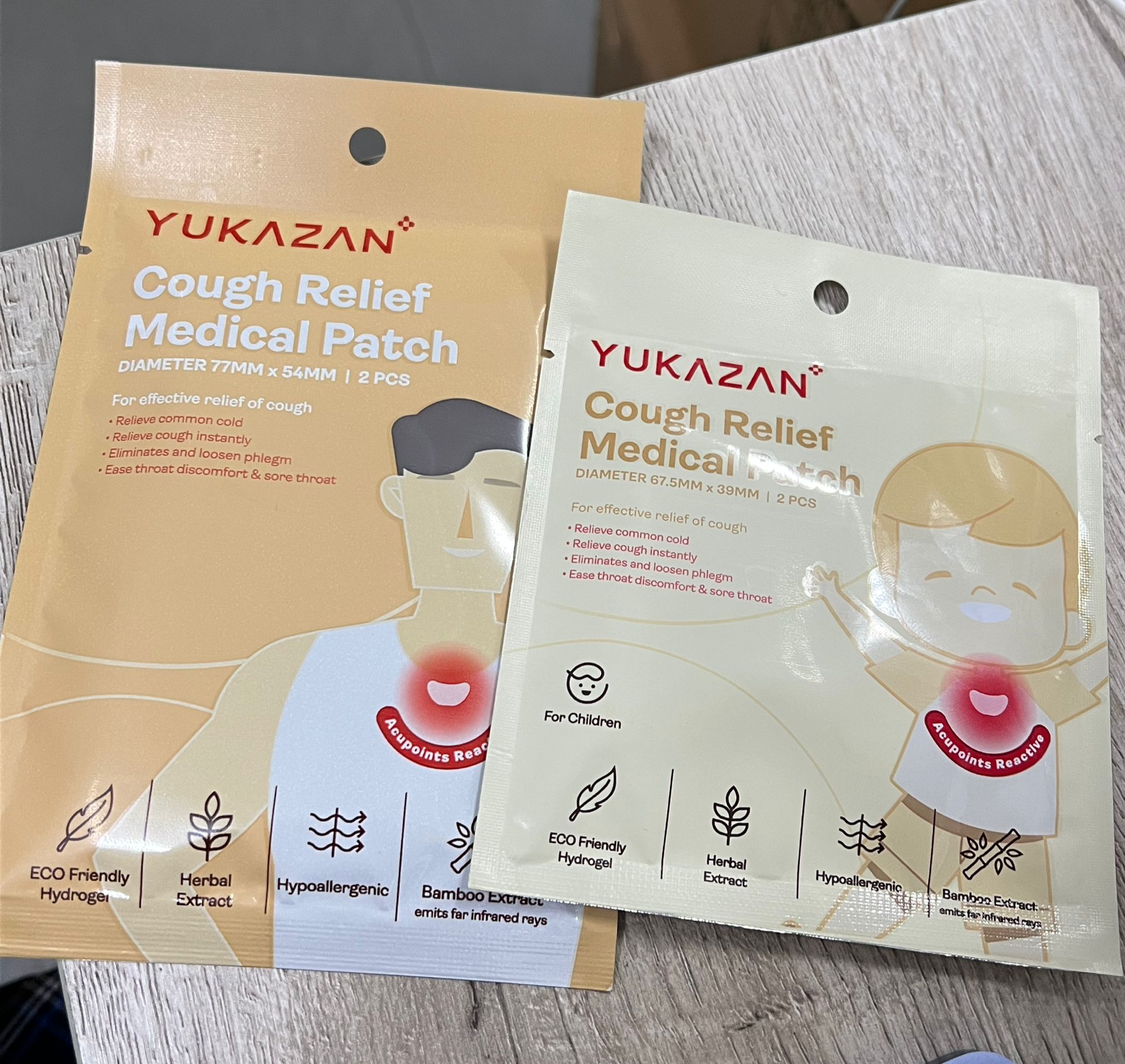 現貨🌸Yakazan 大人/小朋友止咳貼 （1包2 pcs） | 落單後約3-5個工作天寄出
