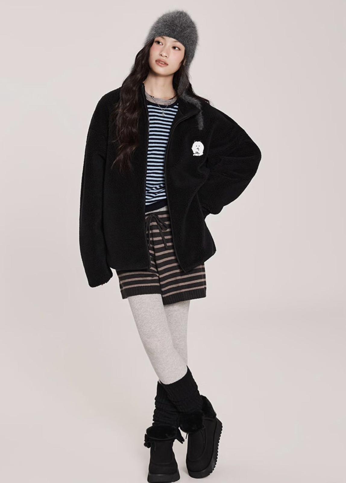 2026年1月15日截🌸🔥爆款 好靚呀❤️好暖呀❤️🧸SPAO🧸韓國專門店/免稅店 最新上市😍SPAO x 自嘲熊 聯乘款毛絨外套 | 預訂約3-4星期