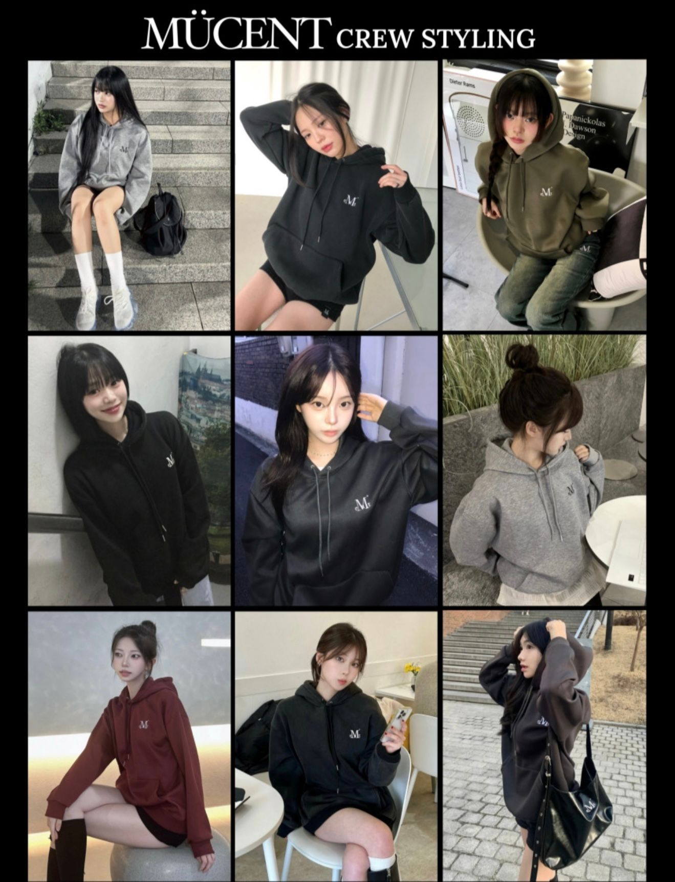 2026-01-15截🌸銷售榜熱賣貨品推介👍🏻韓國🇰🇷爆單品牌MUCENT 韓國專門店/免稅店 25SS Best Seller Big Sale🈹🈹🈹🈹🈹SIGNATURE BASIC LOGO HOOD T 內絨款 | 預訂約3-4星期