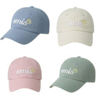 2026-01-15截🌸新年買新帽😂🇰🇷EMIS折扣優惠🈹🆕🧢韓國EMIS🆕Best Sellers❤️最熱賣粉色+最受歡迎狗仔腳印系列LETTERING LOGO BALL CAP | 預訂約3-4星期(自行備註顏色)