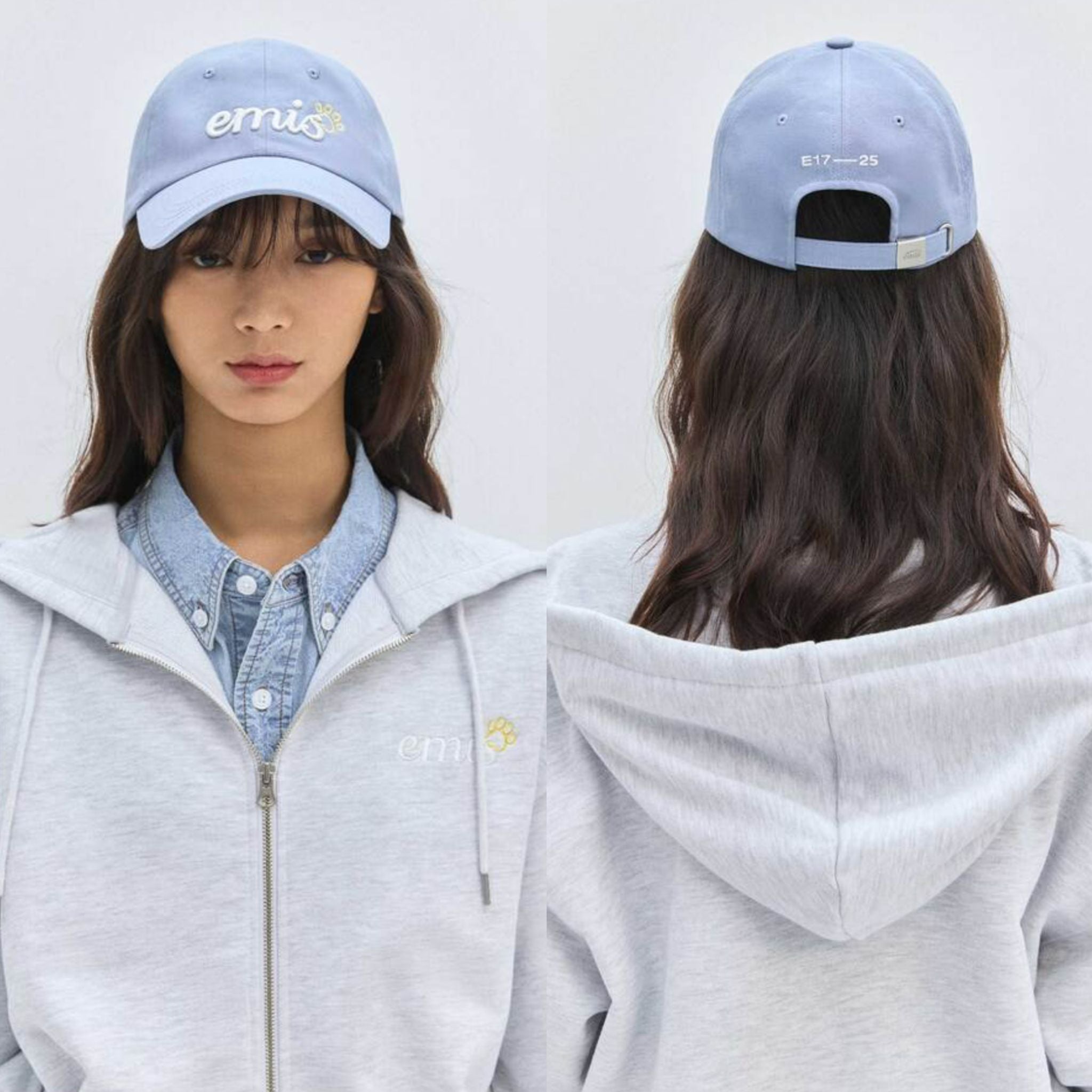 2026-01-15截🌸新年買新帽😂🇰🇷EMIS折扣優惠🈹🆕🧢韓國EMIS🆕Best Sellers❤️最熱賣粉色+最受歡迎狗仔腳印系列LETTERING LOGO BALL CAP | 預訂約3-4星期(自行備註顏色)