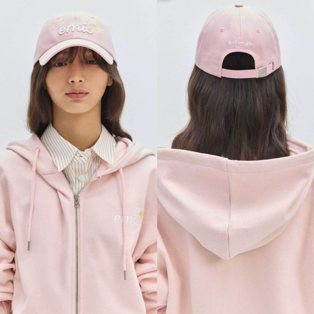 2026-01-15截🌸新年買新帽😂🇰🇷EMIS折扣優惠🈹🆕🧢韓國EMIS🆕Best Sellers❤️最熱賣粉色+最受歡迎狗仔腳印系列LETTERING LOGO BALL CAP | 預訂約3-4星期(自行備註顏色)