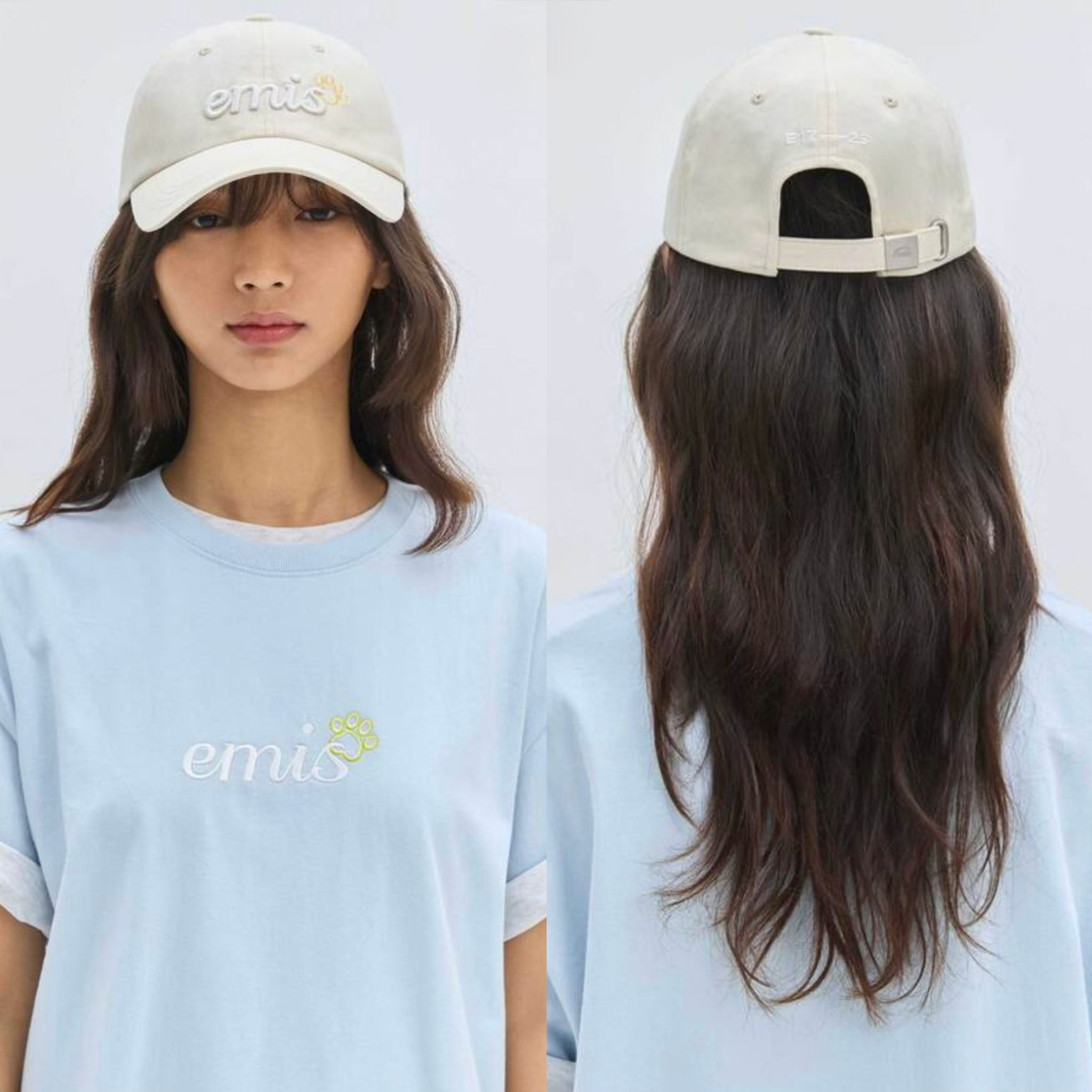 2026-01-15截🌸新年買新帽😂🇰🇷EMIS折扣優惠🈹🆕🧢韓國EMIS🆕Best Sellers❤️最熱賣粉色+最受歡迎狗仔腳印系列LETTERING LOGO BALL CAP | 預訂約3-4星期(自行備註顏色)