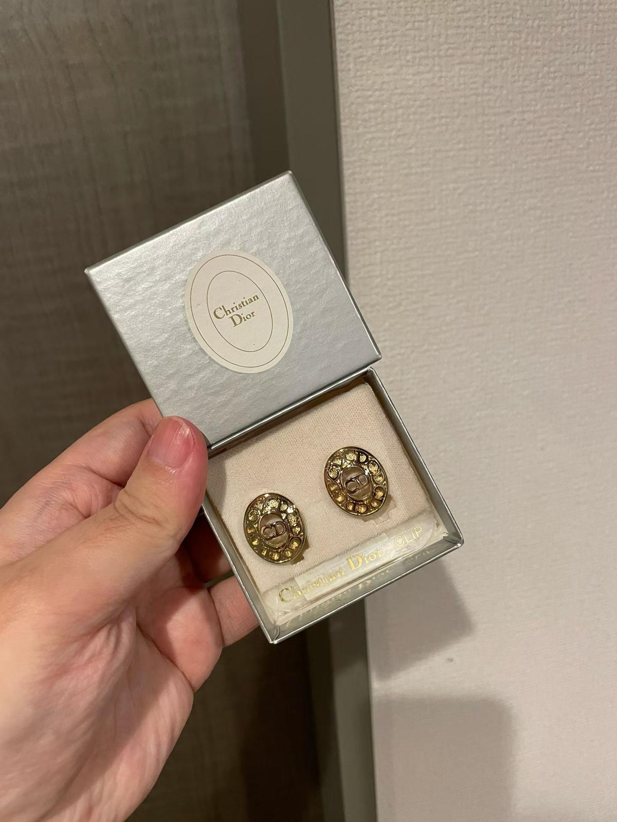 🌸日本中古品代購 Dior vintage CD耳夾 | 預訂約2-3星期