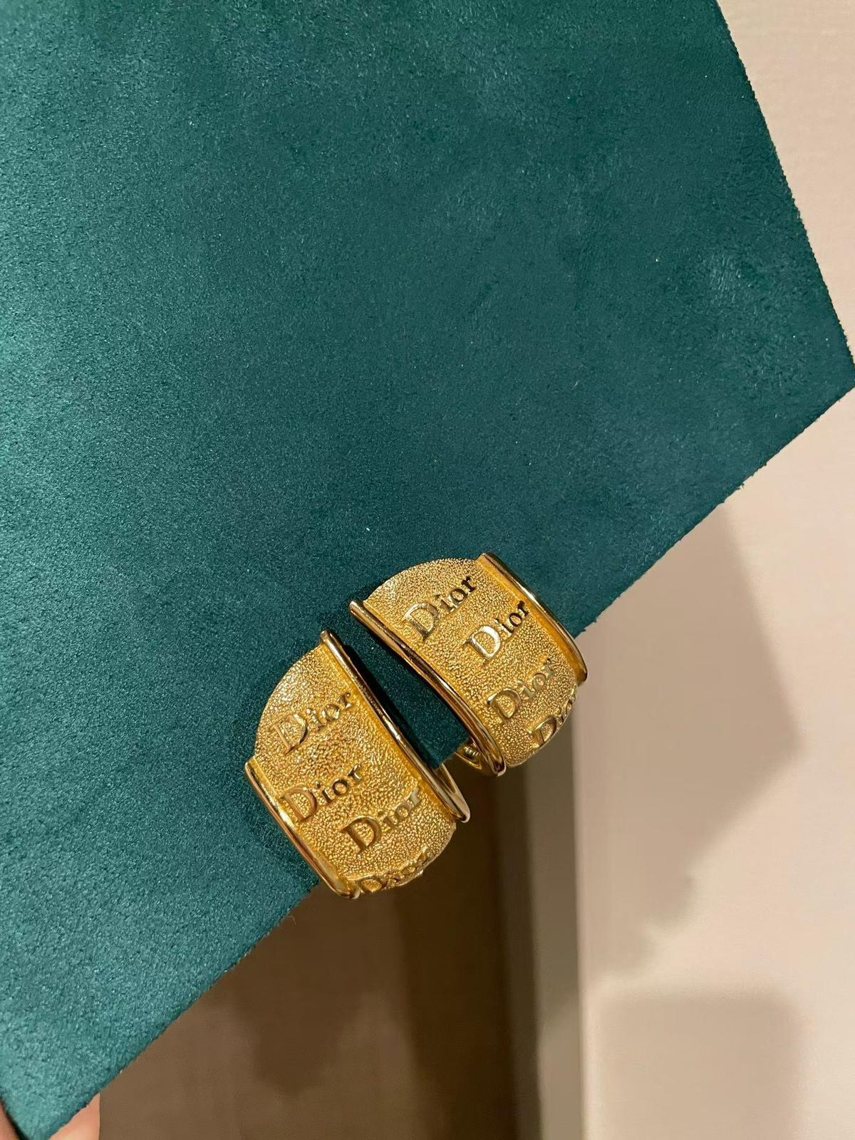 🌸日本中古品代購 Dior vintage CD耳夾 | 預訂約2-3星期