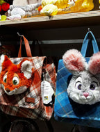 【24小時網站自助下單】售完即止🌸💯正版授權 POTDEMIEL DISNEY 瘋狂動物城復古格仔背包🎒 連防偽標 | 預訂約4-6星期