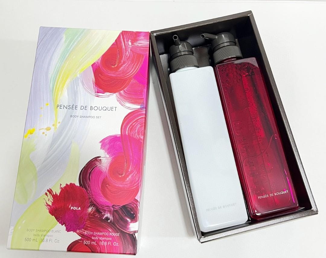 供應商現貨 ‼️最後30套‼️🌸❤🔥Pola快閃日❤🔥免稅正品 Pola沐浴露雙瓶裝套盒🌹玫瑰500ml+百合500ml🌸 | 預訂 逢星期一，三返倉執貨 其後約3-5個工作天寄出