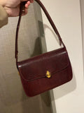 🌸日本中古品代購 Gucci vintage酒紅蜥蜴box | 預訂約2-3星期 娉婷貿易公司 Exquisite Beauty Trading Company