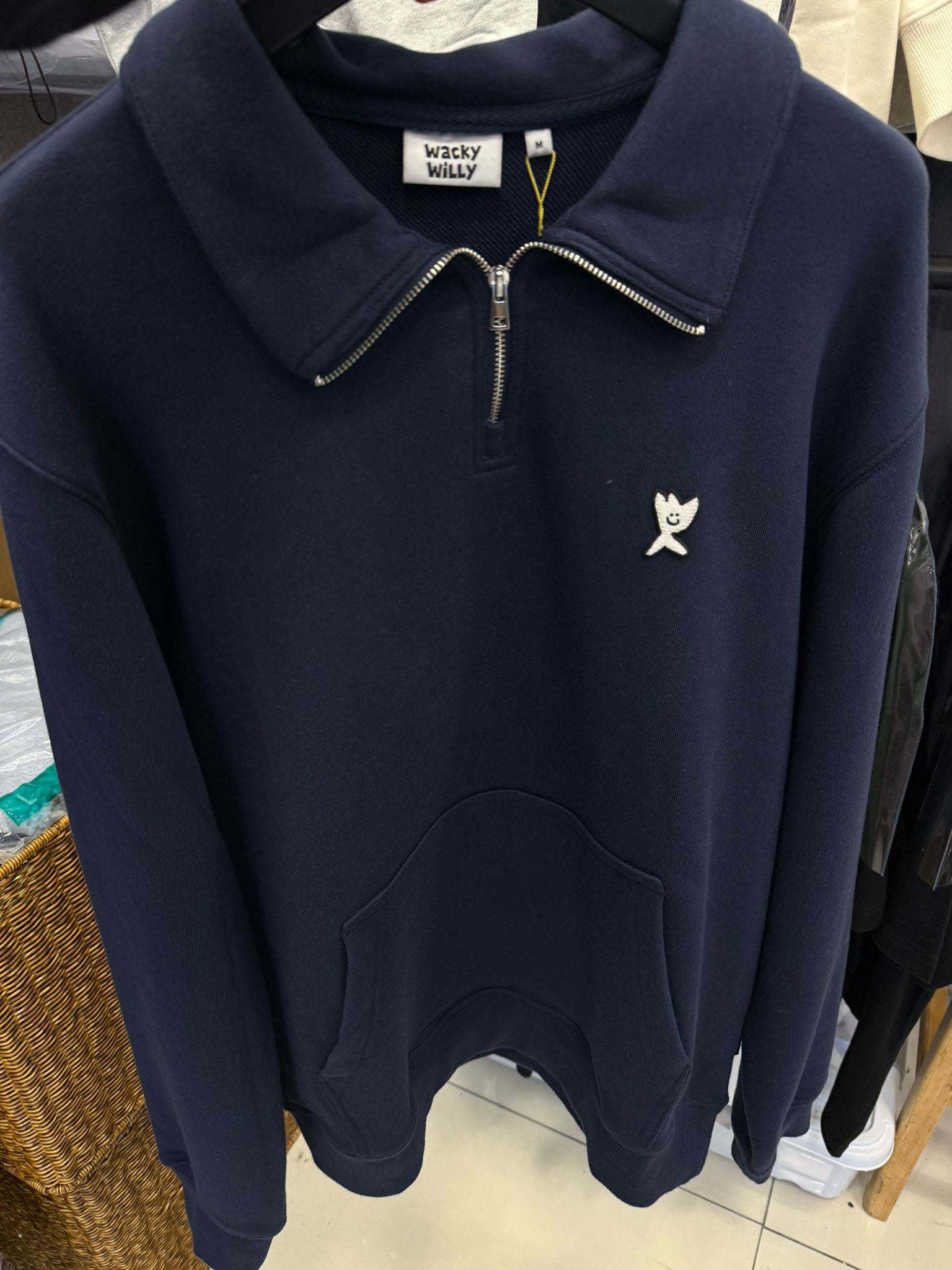 2026年1月15日截🌸‼️突發‼️1月Big Sale‼️ 韓國潮牌Wacky Willy 經典款長袖衛衣 | 預訂約3-4星期(自行備註顏色及尺寸)
