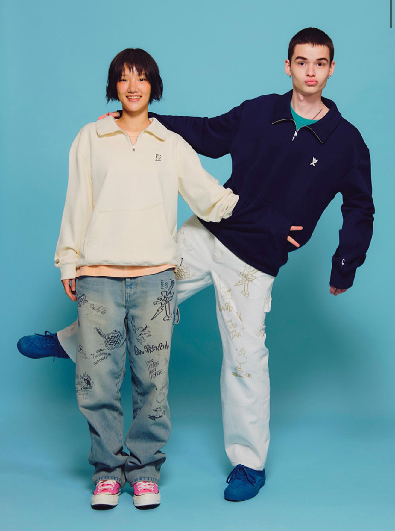 2026年1月15日截🌸‼️突發‼️1月Big Sale‼️ 韓國潮牌Wacky Willy 經典款長袖衛衣 | 預訂約3-4星期(自行備註顏色及尺寸)