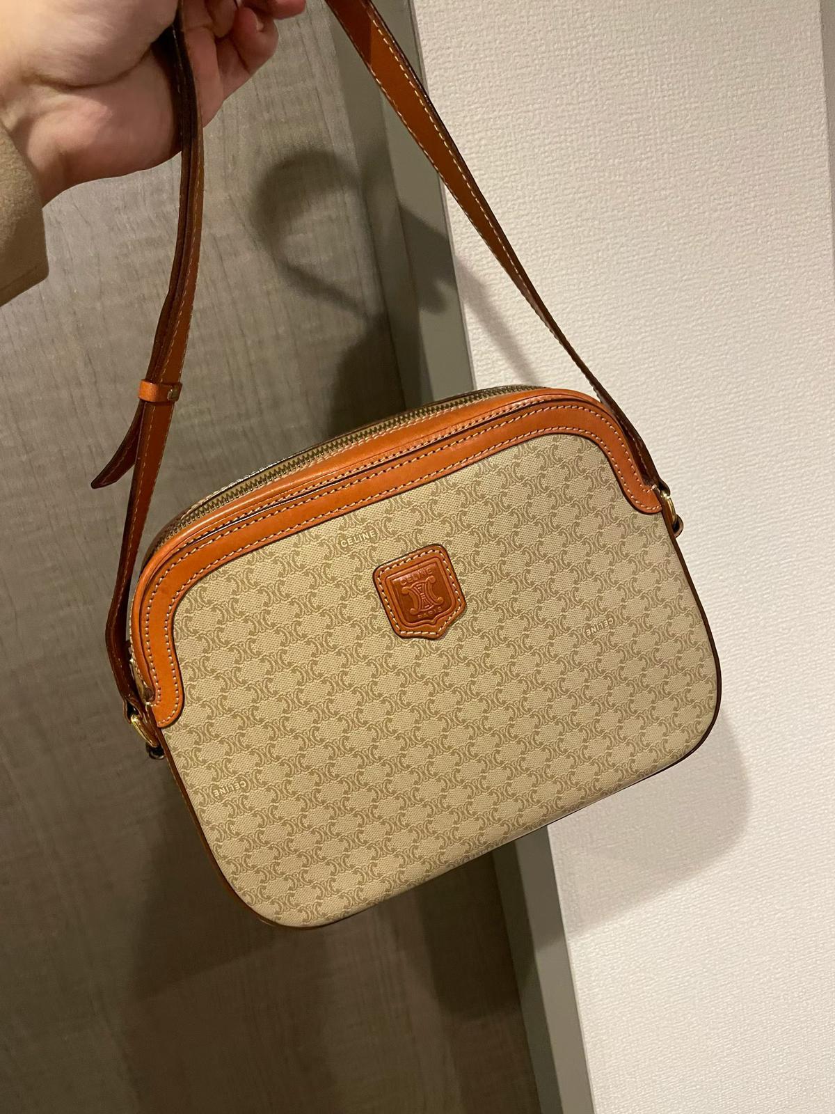 🌸日本中古品代購 Celine 米花馬鞍斜挎包 | 預訂約2-3星期