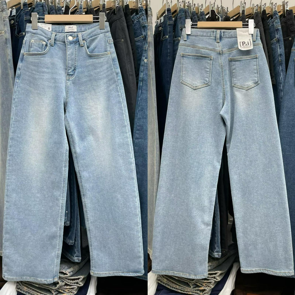 2026年1月20日截🌸🔥超級爆款🔥韓國🇰🇷PiDenim牛仔褲👖 ⛄️冬季加絨新款⛄️厚絨直筒褲 No.2098 超級爆單 靚料靚CUT👍🏻 | 預訂約3-4星期