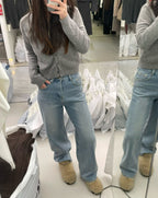 2026年1月20日截🌸🔥超級爆款🔥韓國🇰🇷PiDenim牛仔褲👖 ⛄️冬季加絨新款⛄️厚絨直筒褲 No.2098 超級爆單 靚料靚CUT👍🏻 | 預訂約3-4星期