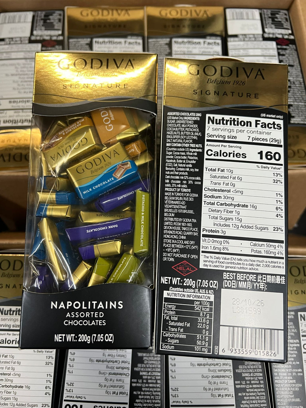 少量現貨🌸比利時 GODIVA朱古力塊禮盒200G | 落單後約3-5個工作天寄出 娉婷貿易公司 Exquisite Beauty Trading Company