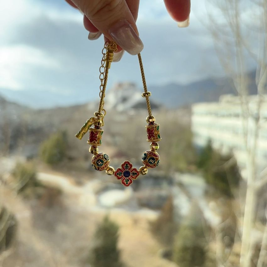 【24小時網站自助下單】🌸西藏扎基寺轉運手鏈（已開光） | 預訂約2月初至中