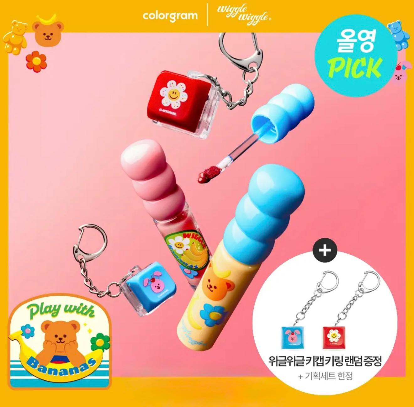 【24小時網站自助下單】2026年1月25日截🌸韓國1月限定🇰🇷超可愛到犯規的 𝐂𝐨𝐥𝐨𝐫𝐠𝐫𝐚𝐦 𝐱 𝐖𝐢𝐠𝐠𝐥𝐞 𝐖𝐢𝐠𝐠𝐥𝐞 聯名款🌼🐻 送🎁韓國近黎超級流行keyboard ASMR 舒壓療癒 慢慢變左隨身既keyring | 預訂約3-4 weeks 新年前