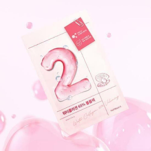 【24小時網站自助下單】現貨🌸韓國NUMBUZIN 2號 65%低分子膠原蛋白水潤彈嫩面膜 1盒4片 | 落單後約3-5個工作天寄出 娉婷貿易公司 Exquisite Beauty Trading Company