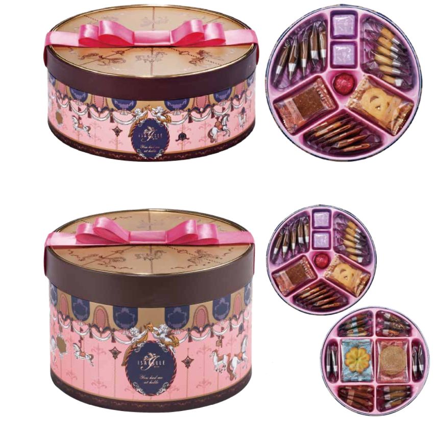 【24小時網站自助下單】🌸ISABELLE伊莎貝爾 旋轉木馬 單層 /雙層禮盒 | 預訂約2月初至中