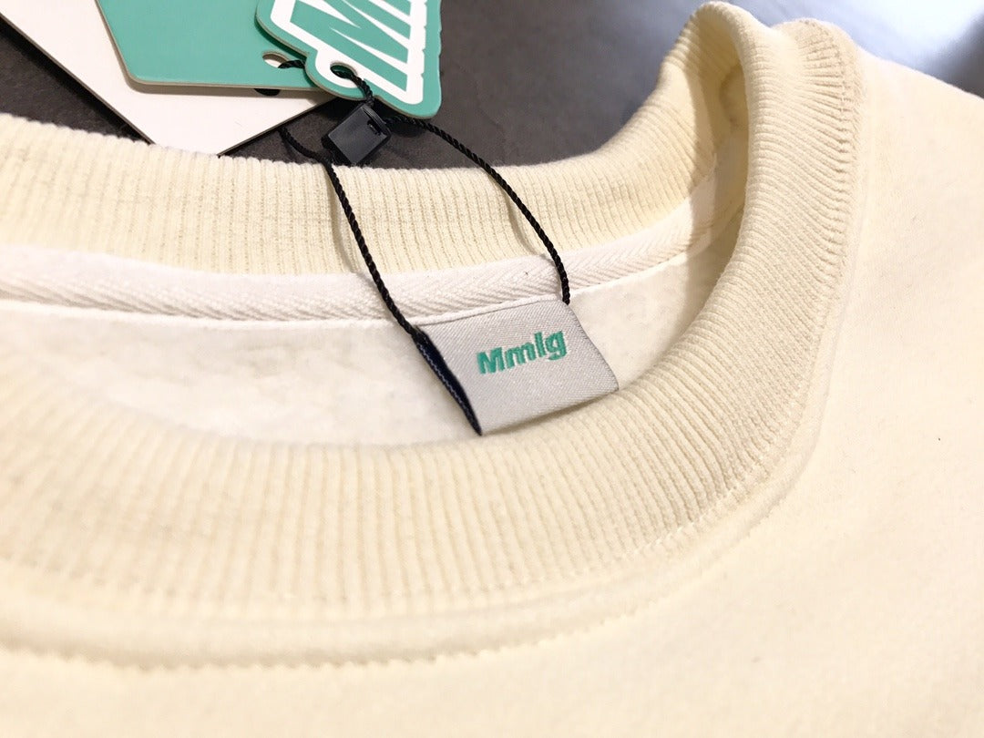 【24小時網站自助下單】2026年1月21日截🌸韓國🇰🇷 Mmlg 刺繡 logo 加絨圓領衛衣 | 預訂約3月初至中