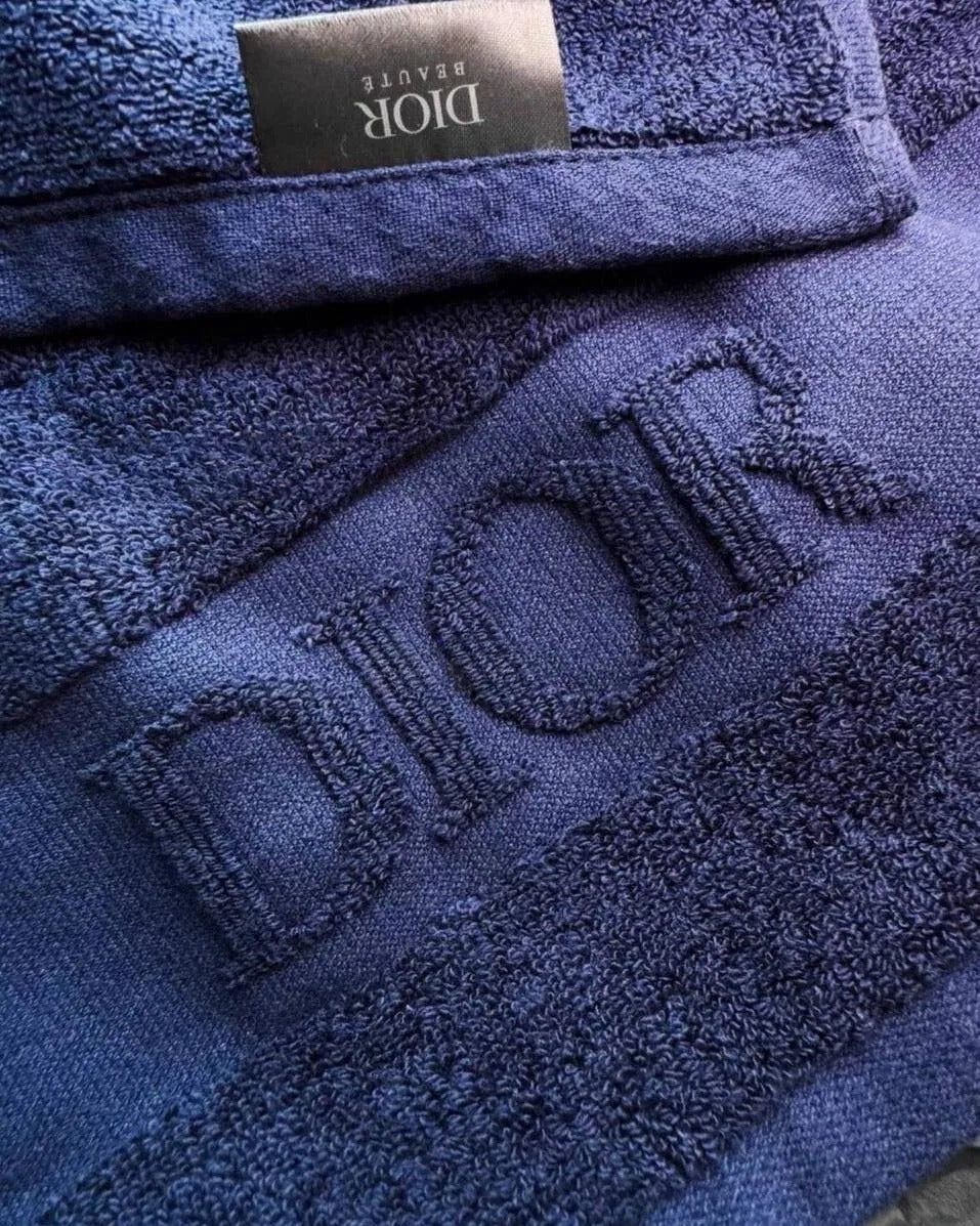 【24小時網站自助下單】🌸Dior Sauvage 曠野系列深藍浴巾毛巾 | 預訂約4-6星期