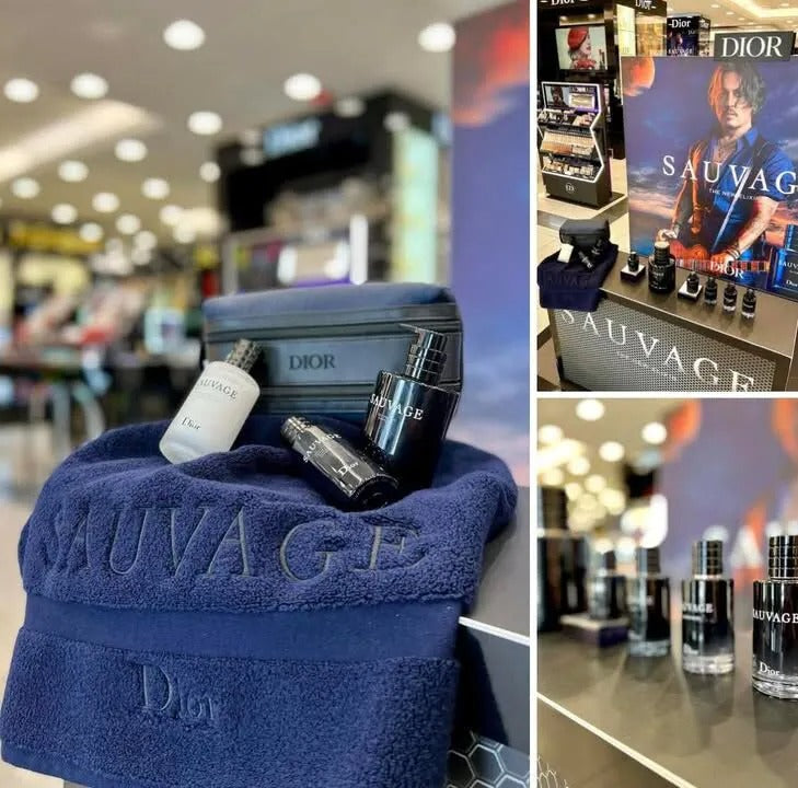 【24小時網站自助下單】🌸Dior Sauvage 曠野系列深藍浴巾毛巾 | 預訂約4-6星期