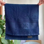 【24小時網站自助下單】🌸Dior Sauvage 曠野系列深藍浴巾毛巾 | 預訂約4-6星期