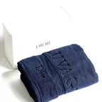 【24小時網站自助下單】🌸Dior Sauvage 曠野系列深藍浴巾毛巾 | 預訂約4-6星期