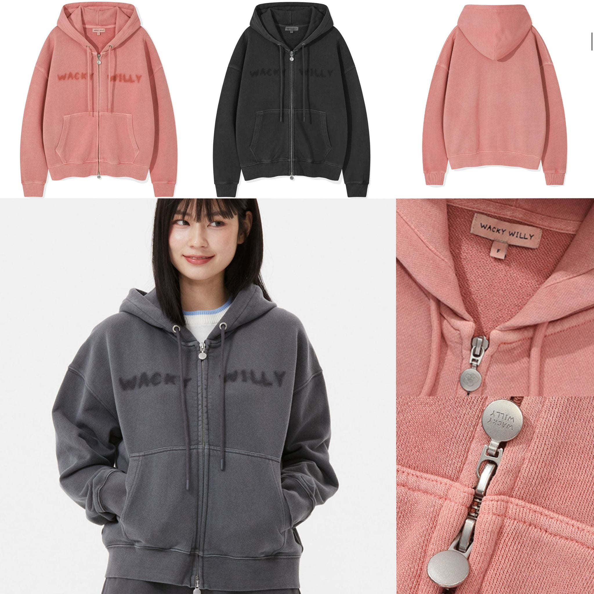 【24小時網站自助下單】2026年1月30日🌸‼️突發‼️WACKY WILLY 韓國專門店/免稅店 斷碼特價好抵買呀 水洗色外套❤️ | 預訂約2-3星期 新年前