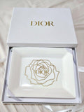 【24小時網站自助下單】現貨🌸品牌方正品正貨 CHRISTIAN DIOR 白玫瑰陶瓷盤子(有盒) | 落單後約5-7個工作天寄出 娉婷貿易公司 Exquisite Beauty Trading Company