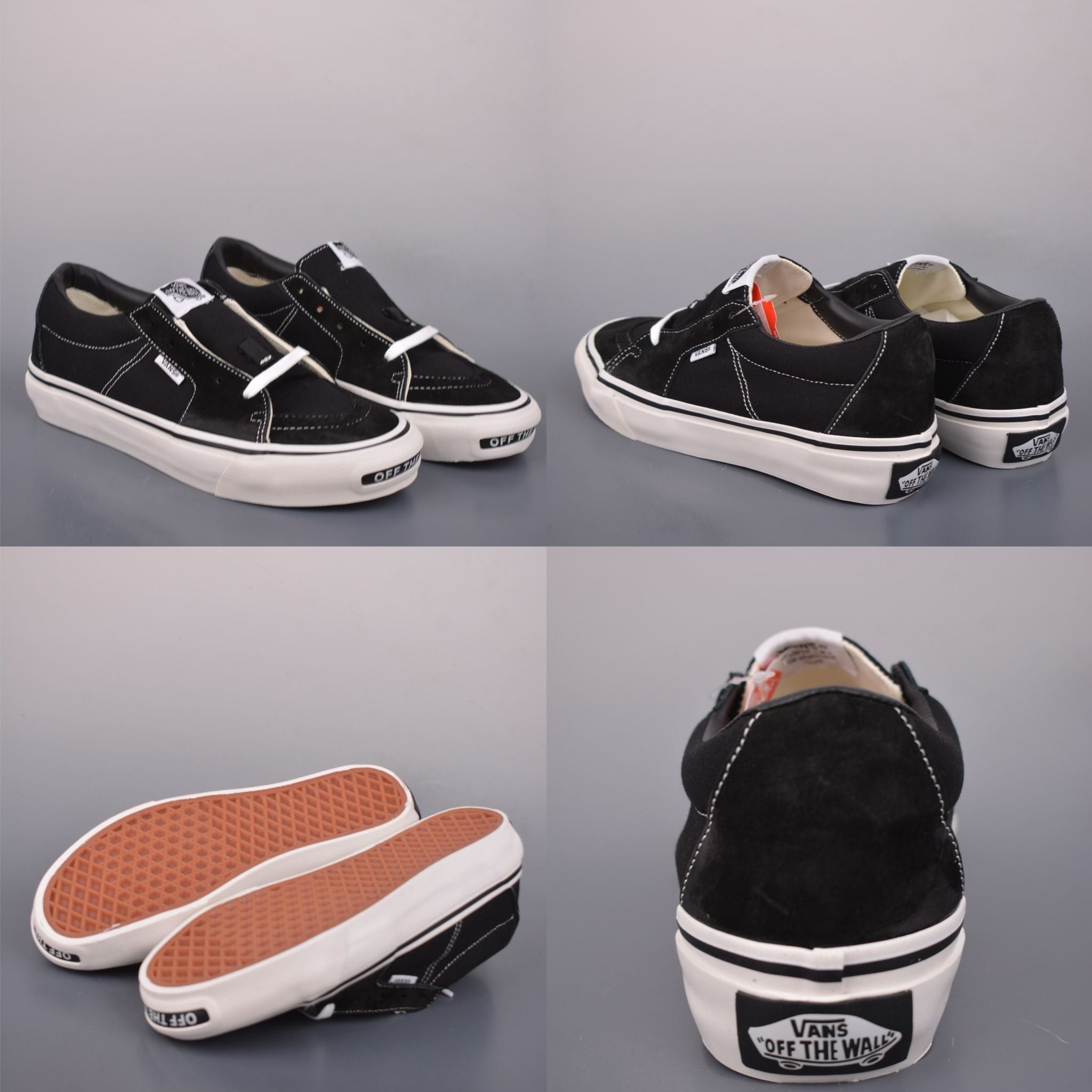 🌸Vans Off The Wall 字母開口笑 美式復古帆布鞋#黑 | 預訂約3-4星期(自行備註尺寸) 娉婷貿易公司 Exquisite Beauty Trading Company