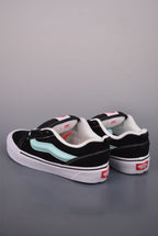 🌸Vans Knu Skool 2026新款 復古休閒胖胖麵包鞋#黑色粉藍標 | 預訂約3-4星期(自行備註尺寸) 娉婷貿易公司 Exquisite Beauty Trading Company