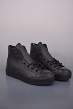 🌸Converse Chuck All Star Lift 厚底防水皮面黑武士板鞋 | 預訂約3-4星期(自行備註尺寸) 娉婷貿易公司 Exquisite Beauty Trading Company