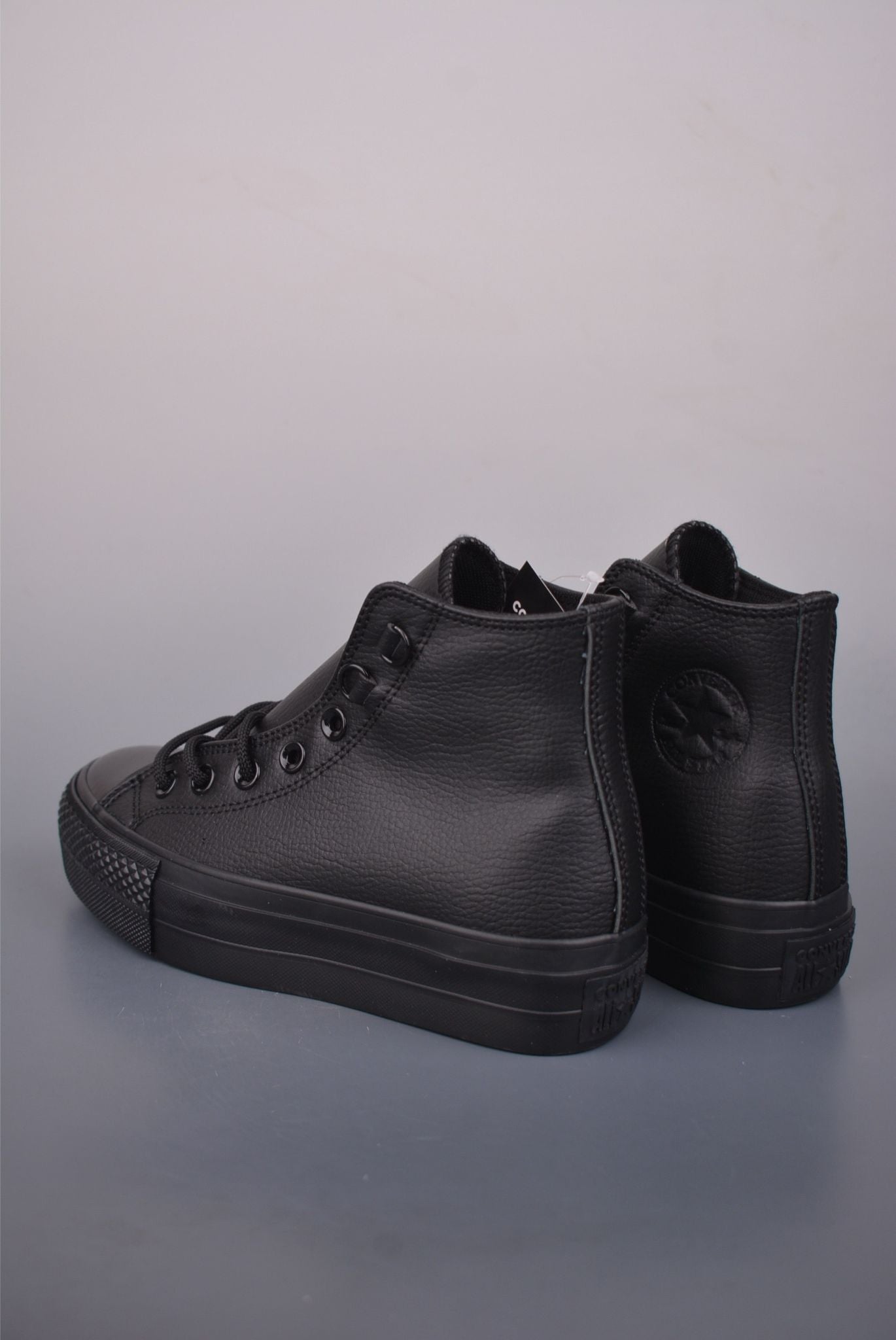🌸Converse Chuck All Star Lift 厚底防水皮面黑武士板鞋 | 預訂約3-4星期(自行備註尺寸) 娉婷貿易公司 Exquisite Beauty Trading Company