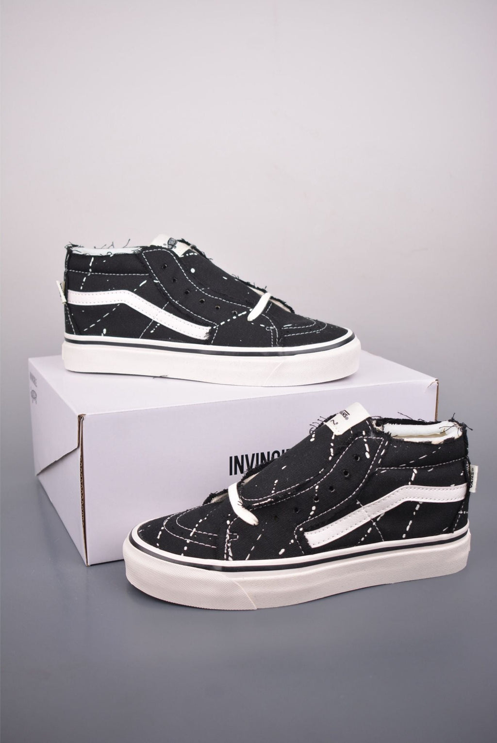 🌸Vans x INVINCIBLE 2.0 解構撕撕樂# 黑 | 預訂約3-4星期(自行備註尺寸) 娉婷貿易公司 Exquisite Beauty Trading Company