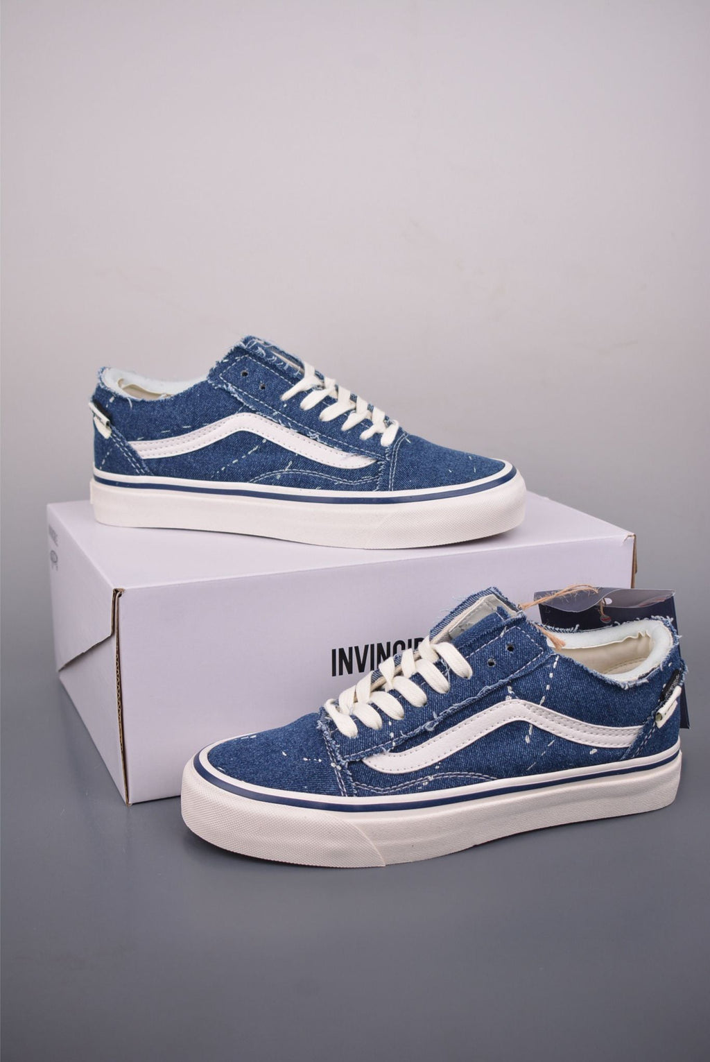 🌸Vans x INVINCIBLE 2.0 解構撕撕樂# 藍 | 預訂約3-4星期(自行備註尺寸) 娉婷貿易公司 Exquisite Beauty Trading Company