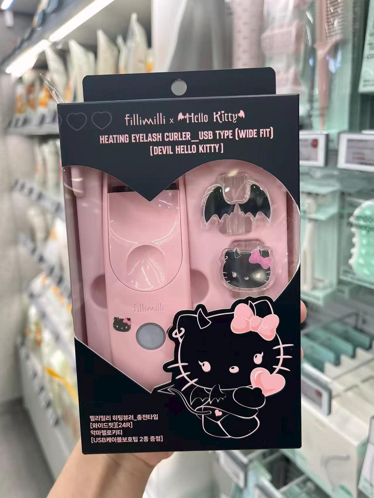 【網站24小時自助落單】現貨🌸Fillimilli | Hello Kitty E 名燙睫毛器睫毛夾 USB升級版 | 落單後約3-5個工作天寄出