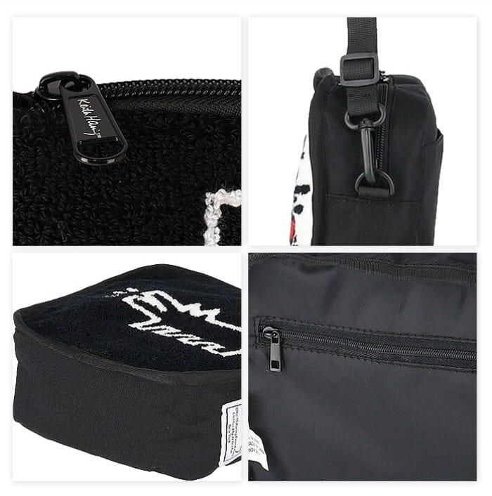 【網站24小時自助落單】2026年2月4日截🌸🇯🇵日本直送✈️🟡日本 Keith Haring刺繡側揹包🟡 | 預訂約2月尾至3月初