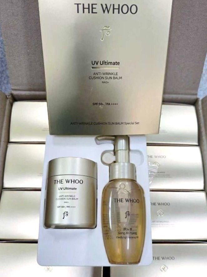 【24小時網站自助下單】現貨🌸超人氣嘅Whoo后蘑菇氣墊防曬蜜粉🌟13g 新款+1支卸妝油50ml | 預訂約1-2星期