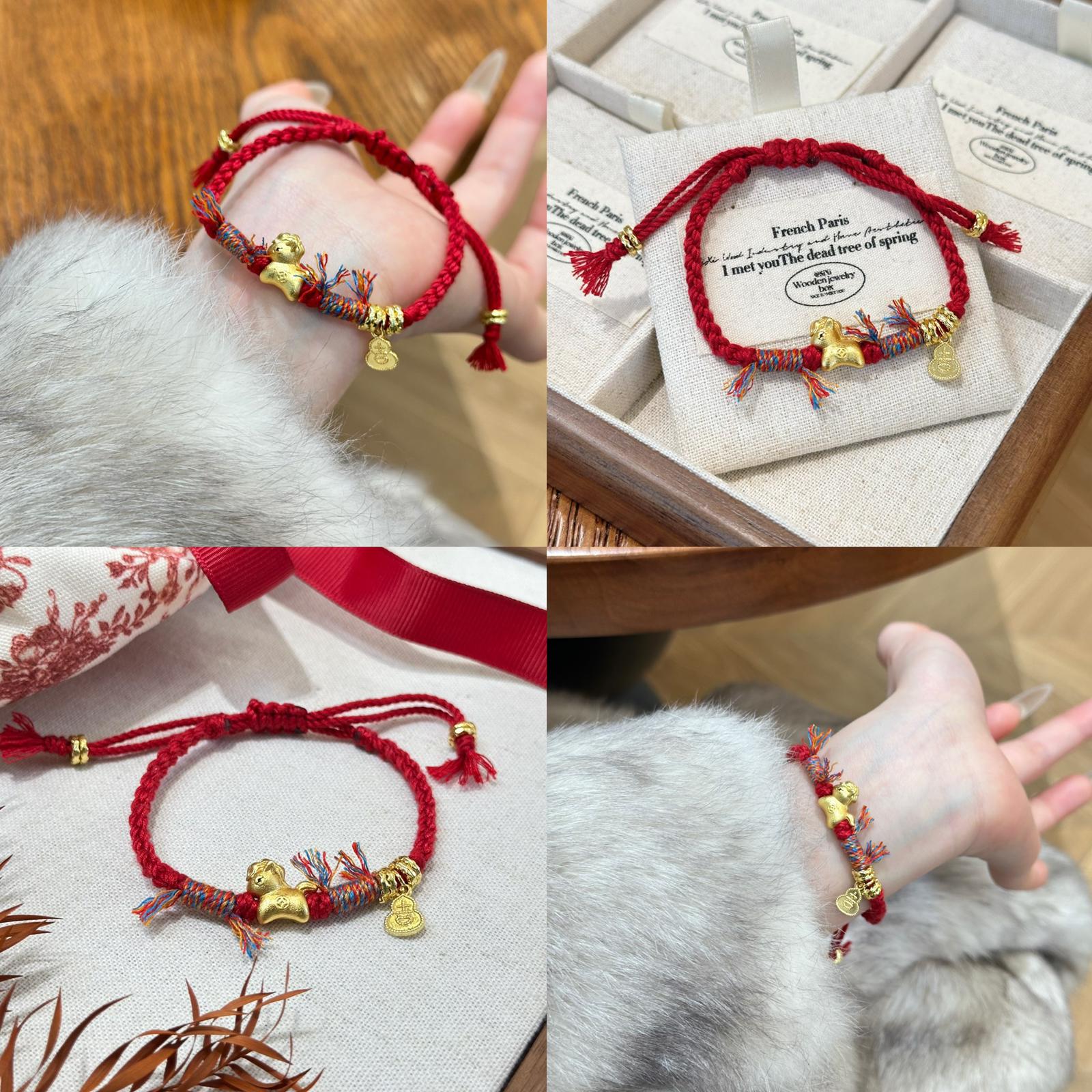 【24小時網站自助下單】🌸新品｜超火🔥爆的本命紅繩來啦 紅運小馬🐴 | 預訂約2-3星期