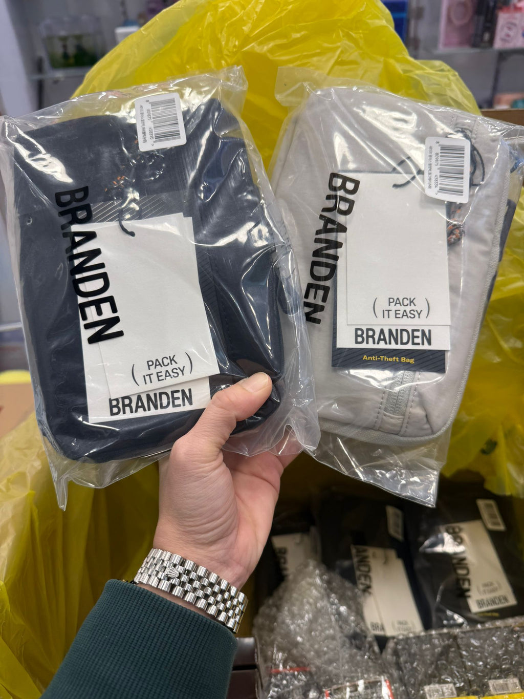 💛🔥超級爆單🈹韓國Branden🇰🇷旅行必備｜防盗斜孭Safe Plus Wallet Bag 護照袋 最新款😍 | 預訂 呢2日落單1-2 weeks新年前到貨