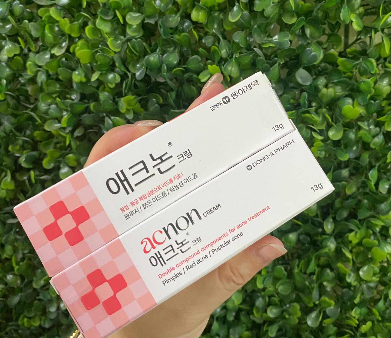 現貨🌸韓國東亞製藥 Acnon 消炎殺菌暗瘡膏 Acnon Cream 13g | 落單後約3-5個工作天寄出 娉婷貿易公司 Exquisite Beauty Trading Company