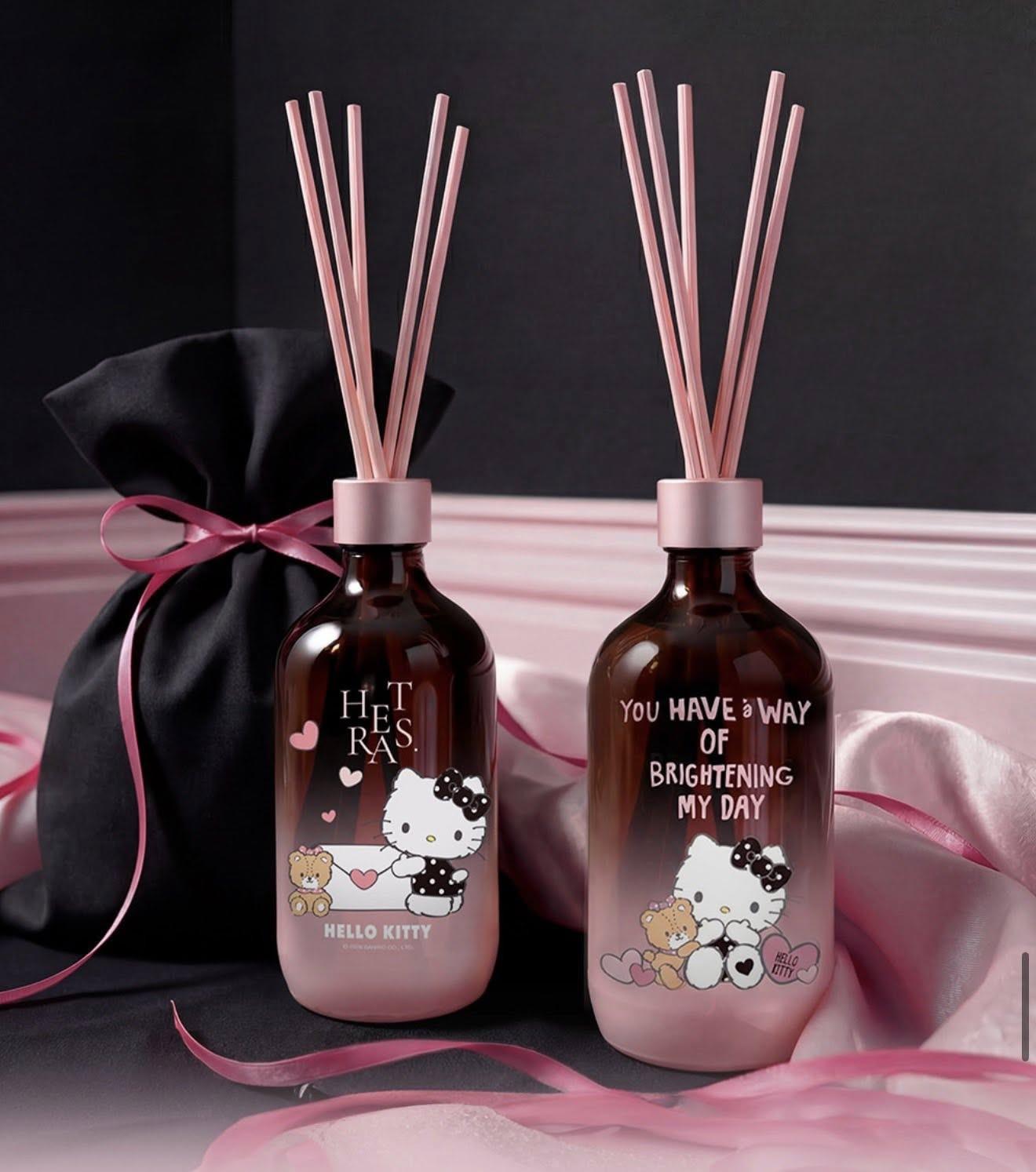 【24小時網站自助下單】🌸韓國Hetras x Hello Kitty Premium Diffuser 1盒3支(1支/500ML) | 預訂約4月尾至5月初
