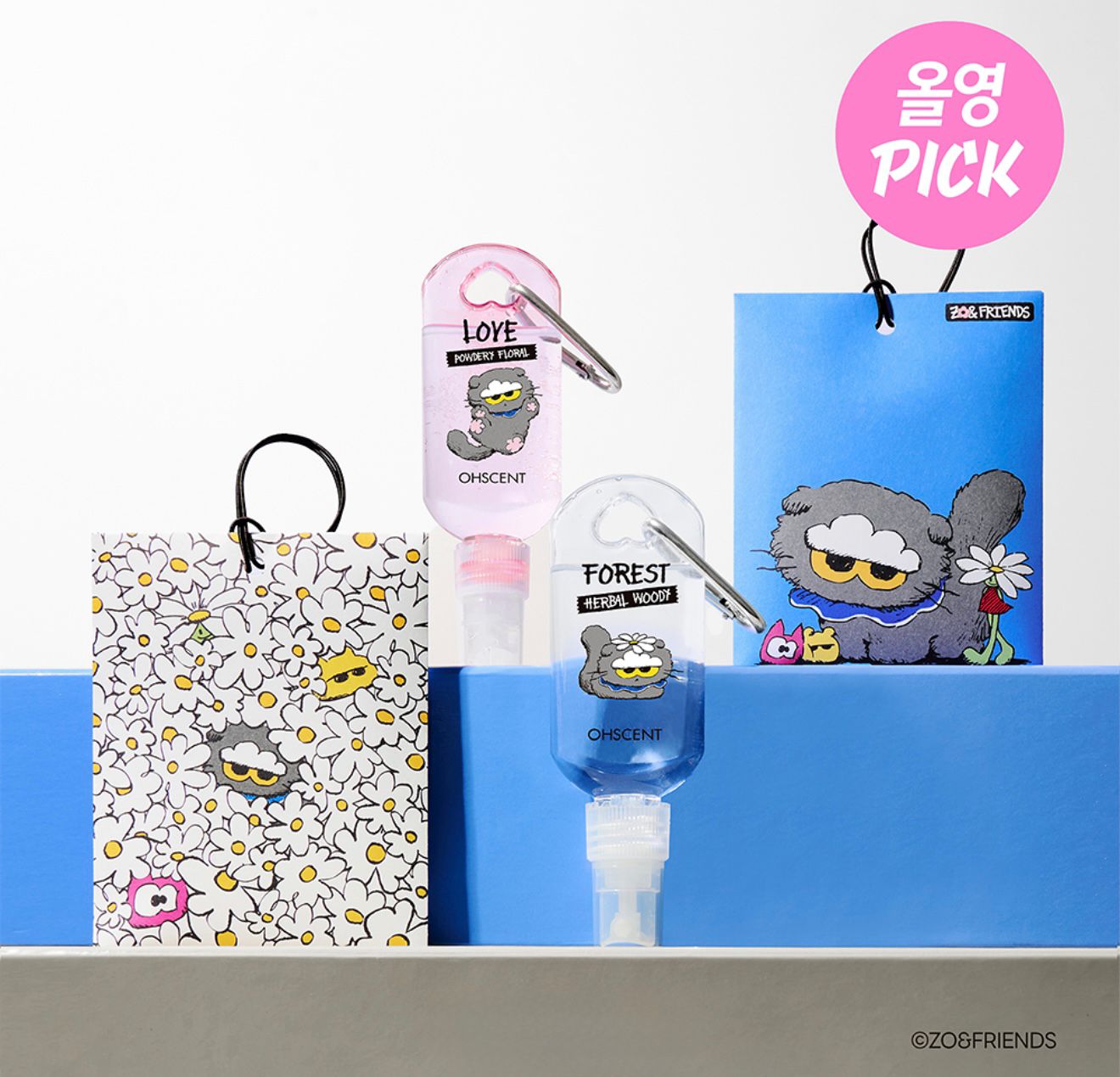 【24小時網站自助下單】2026年3月7日 20:00截🌸韓國超級熱賣🇰🇷G-DRAGON - OHScent × Zo&amp;Friends 限量聯名香氛系列 香水香囊1片/織物香水50ml 又要搶呀‼️ | 預訂約3-4星期