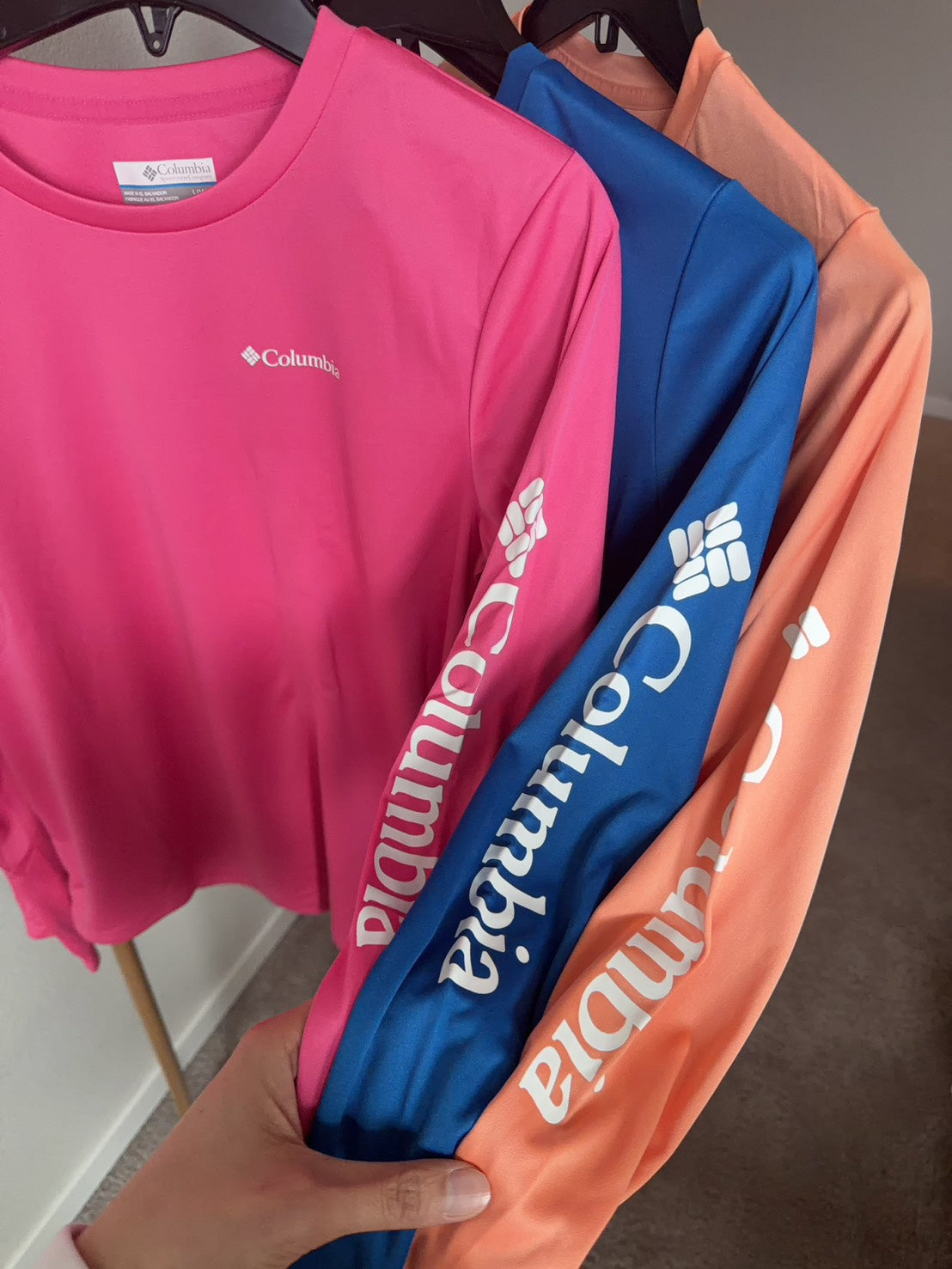 【24小時網站自助下單】售完即止【不設現貨】🌸🇺🇸 美國代購 Columbia 大童防曬長袖 | 預訂 落單後約4月尾至5月初(自行備註顏色及尺寸)