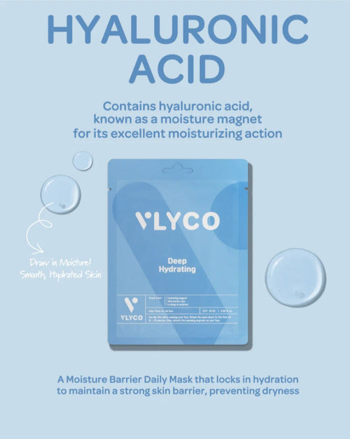 【24小時網站自助下單】現貨🌸VLYCO 玻尿酸面膜 1套10片 | 落單後約3-5個工作天寄出 娉婷貿易公司 Exquisite Beauty Trading Company