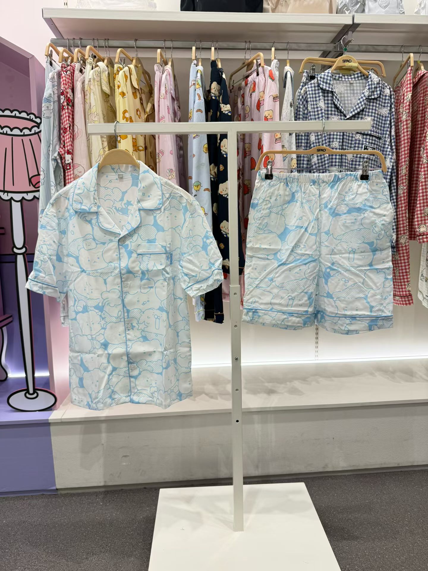 【24小時網站自助下單】2026年3月30日截🌸💛2026年最新上市🆕💛熱賣商品 SPAO x 土豆熊 聯名 短䄂睡衣套裝😍‼️韓國免稅店齊碼現貨‼️ | 預訂約3-4星期(自行備註顏色及尺寸)